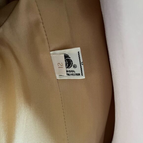 Vintage 70s Tan Wool Blend Blazer - Picture 7 of 8